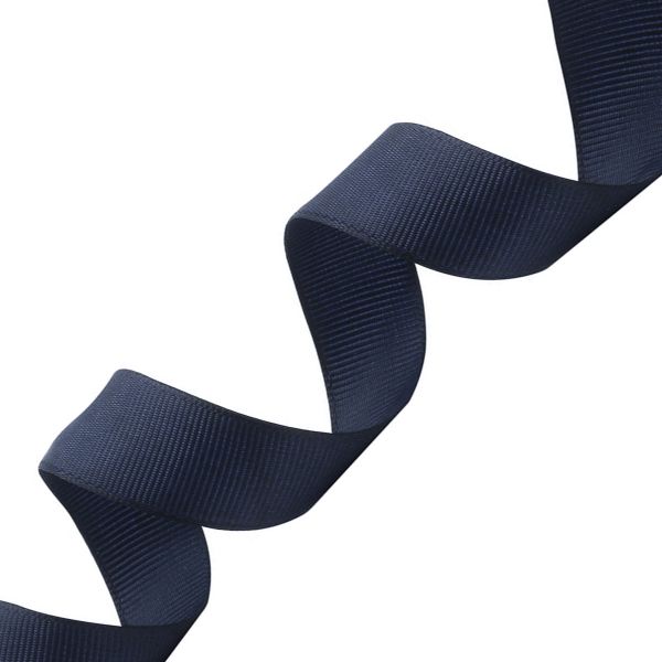 Лента репсовая (в рубчик) 20.0 мм, 159 индиго, уп.18,28 м