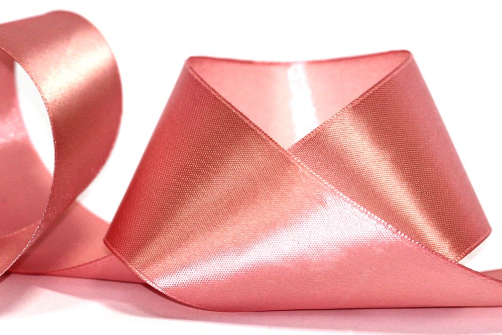 Лента атласная 1-сторонняя 50.0 мм / 33±2 метра, 041 розовый, Gamma