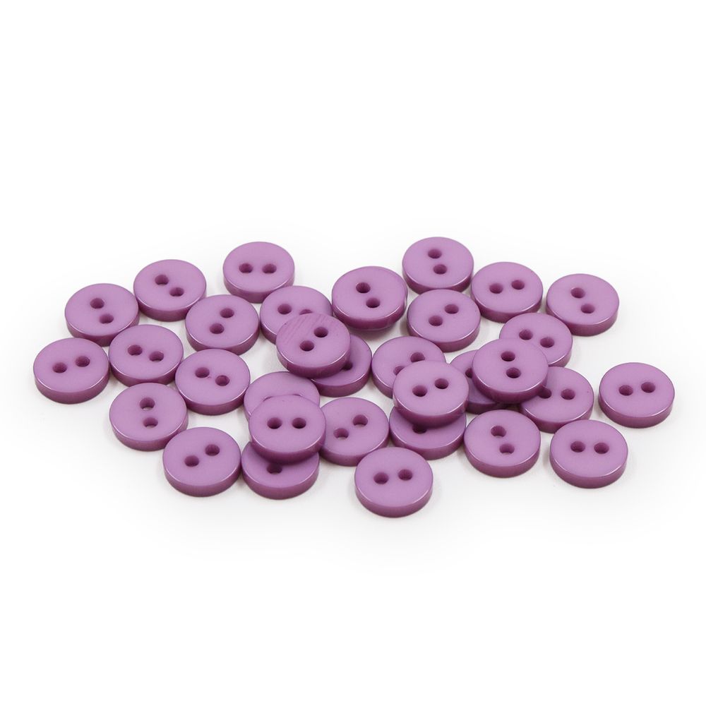 Пуговицы 2 прокола 14L, 9 мм, (Purple (фиолетовый)), NE74, 144 шт