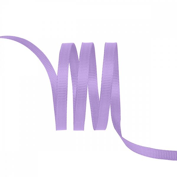 Лента репсовая (в рубчик) 6.0 мм / 22.8±1 метра, 430 св.сиреневый, Magic4Hobby