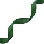 Лента репсовая (в рубчик) 12.0 мм, 126 т.зеленый, уп.18,28 м