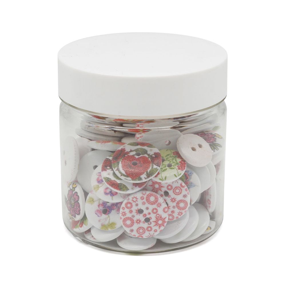 Украшения декоративные пуговицы деревянные Ассорти №10, 15-18 мм, 100 шт