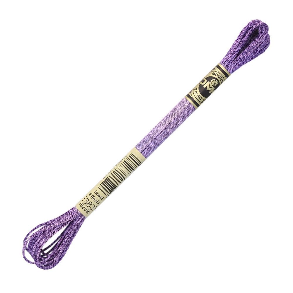 Мулине DMC 317, 8 м, мет. (E3837), 6 мотков по 8 метров