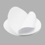 Лента контактная липучка (велкро) клеевая круг ⌀60 мм, 10 пар, белый, 6131-2080