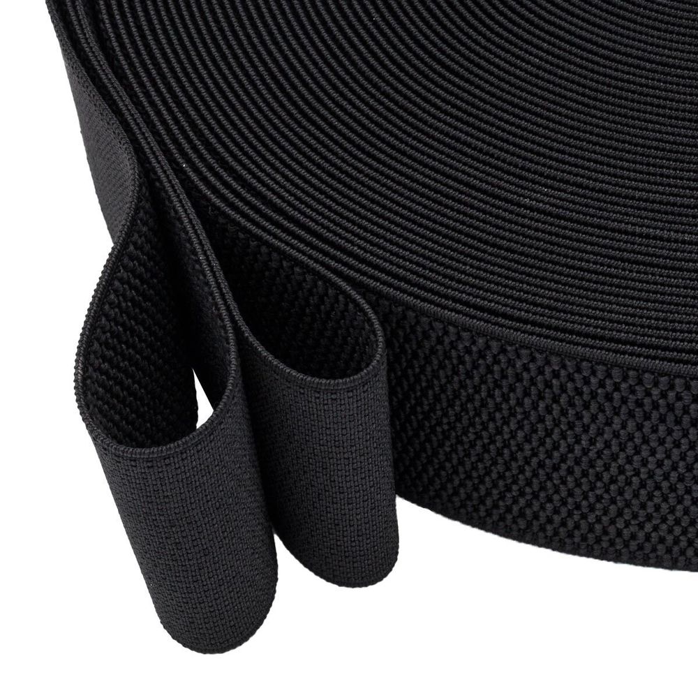 Резинка для подтяжек (помочная) 60.0 мм / 25 метров, 37.8 г/п.м., 580 черный, 6123-9257