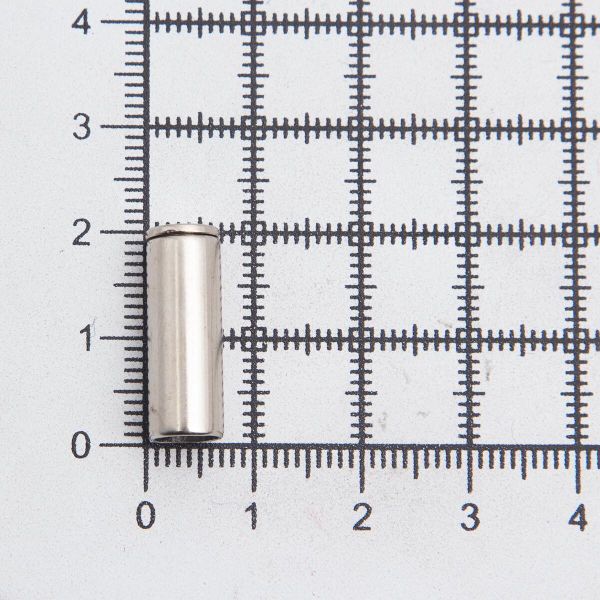 Наконечник для шнура металл 20,7х7 мм, металл, никель, 6660-0073, 20 шт