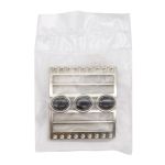 Пряжка-застежка 50 мм мет. эмаль никель, 2 шт, BIG