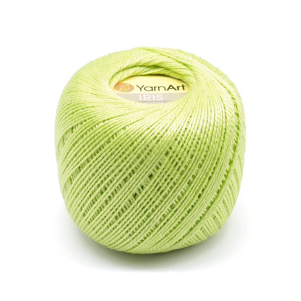 Пряжа YarnArt (ЯрнАрт) Iris / уп.10 мот. по 20 г, 138м, 927 салатовый