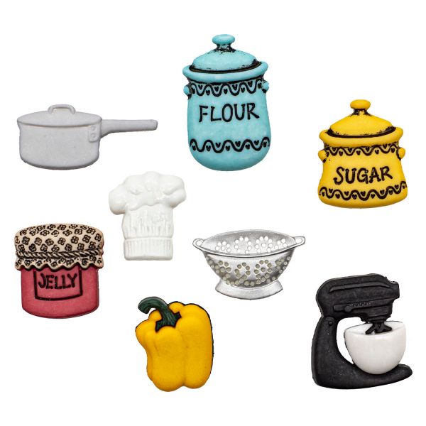 Украшения декоративные пуговицы Фигурки На кухне Dress It 338