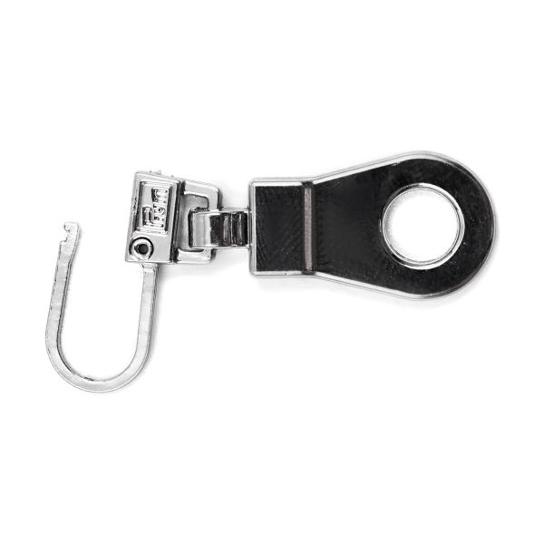 Пуллер для молнии люверс, металл, серебристый, Prym, 1 шт