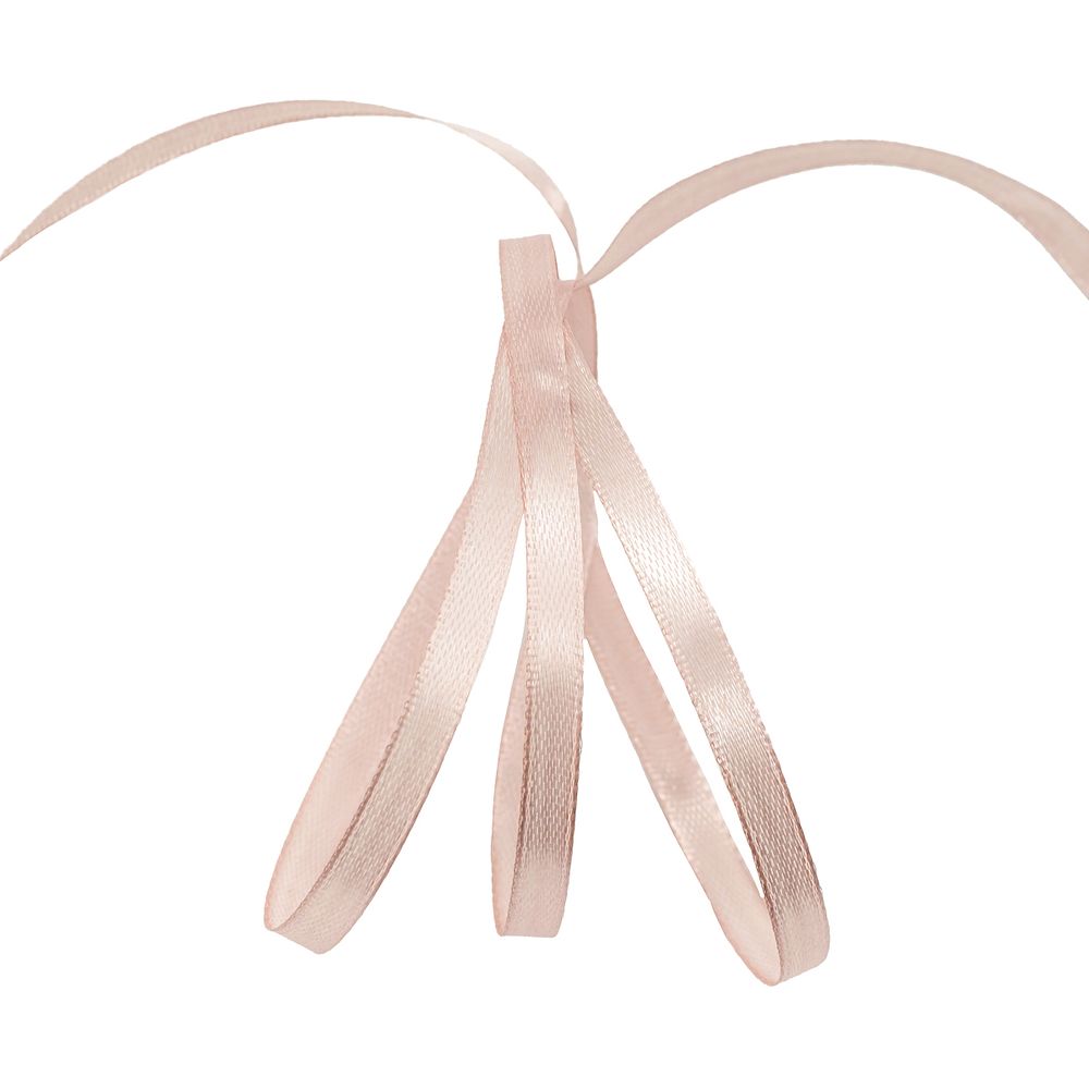 Лента атласная 1-сторонняя 6.0 мм / 22.86±1 метров, 034 пудровый, Globus