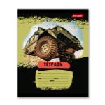 Тетрадь ученическая школьная, выборочный лак, A5+ 18 л. на скобе, 20 шт, клетка, 000363 Джип-сафари, Светоч 18ТСКд5_4_3_1