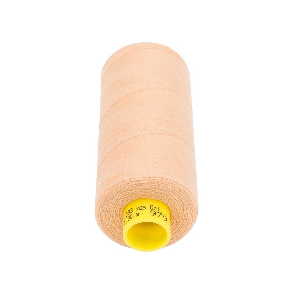 Нитка особо тонкая Gutermann Mara №150 (150/2), 1000 м, 713953, цв. 979 абрикосовый, 1 катушка