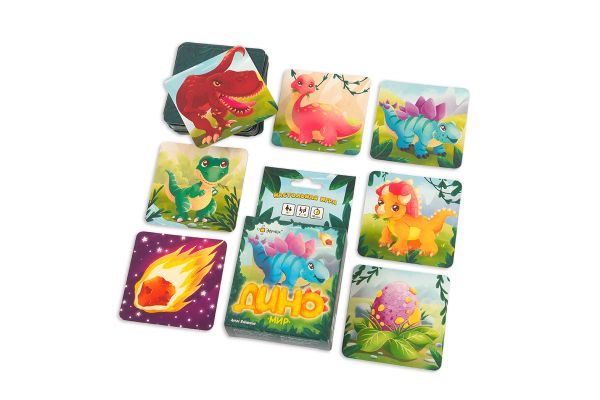 Игра настольная Диномир, Эврикус BG-11054