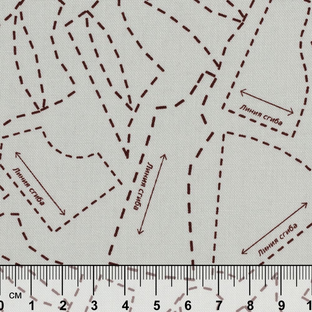 Ткань для пэчворка Peppy Век моды, отрез 50х55 см, 146 г/м², ВМ-04 серый, Peppy