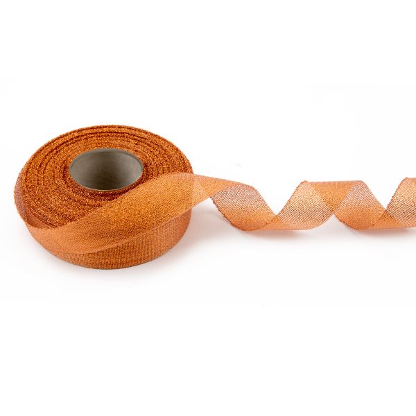 Лента отделочная металлизированная 19±3.0 мм / 25±0.5 метров, оранжевый, Blitz С3431Г17