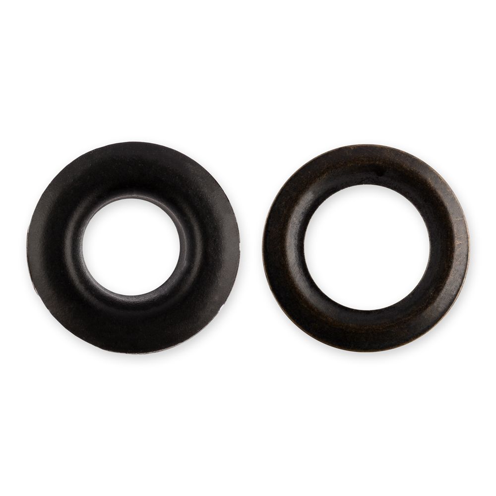 Люверсы металл ⌀_8.0 мм (внутр.), 1000±20 шт, чёрный, покрытие soft-touch, Gamma №05