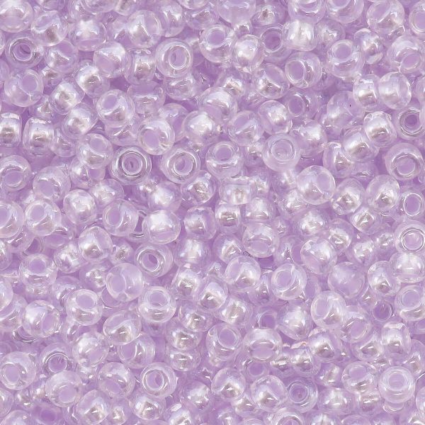 Бисер Preciosa прозрачный с перламутр. цвет.центром, круг.отв., 100 г (5х20 г), (382PV)331-19001/10/0