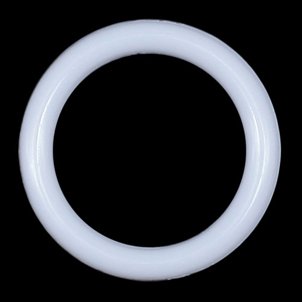 Кольца для бюстгальтера пластик ⌀12.0 мм, белый, ГТ1000, 100 шт
