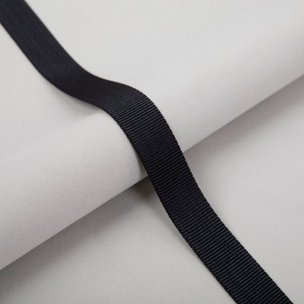 Тесьма (лента) окантовочная 22 мм / 50 метров, т.серый, Gamma 9с754