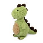 Набор для вязания игрушки Храбрый динозаврик 18 см, Miadolla AMG-0108