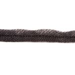 Лента клеевая нитепрошивная по косой со строчкой 15.0 мм / 100 метров, 45 г/м², точечный клей PA+PES, черный, LK4YP45, Danelli, OEKO-TEX®