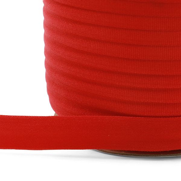 Косая бейка трикотажная 15 мм / 132±1 метра, (0511-0071), 8058 бордовый