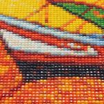 Алмазная (кристальная) мозаика Cristyle, Лодки в Сен-Мари В. Ван Гог, 30х40 см