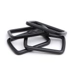 Рамка прямоугольная металл 40 мм /49х30 мм/ черный матовый, ГУ12749, 4 шт