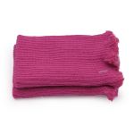 Манжеты трикотажные 6.5х9.5 см, 1 пара, тонкие, 714 рубиновый блеск