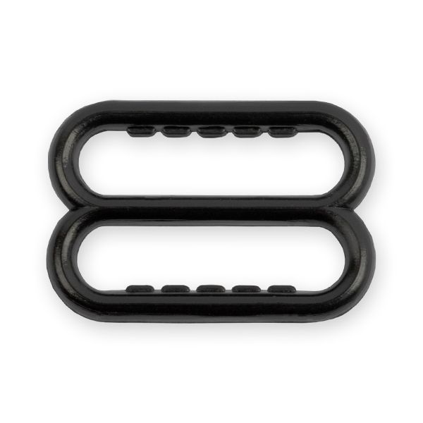 Рамки-регуляторы для бюстгальтера пластик 15.0 мм, 100 шт, черный, Blitz RP02-15