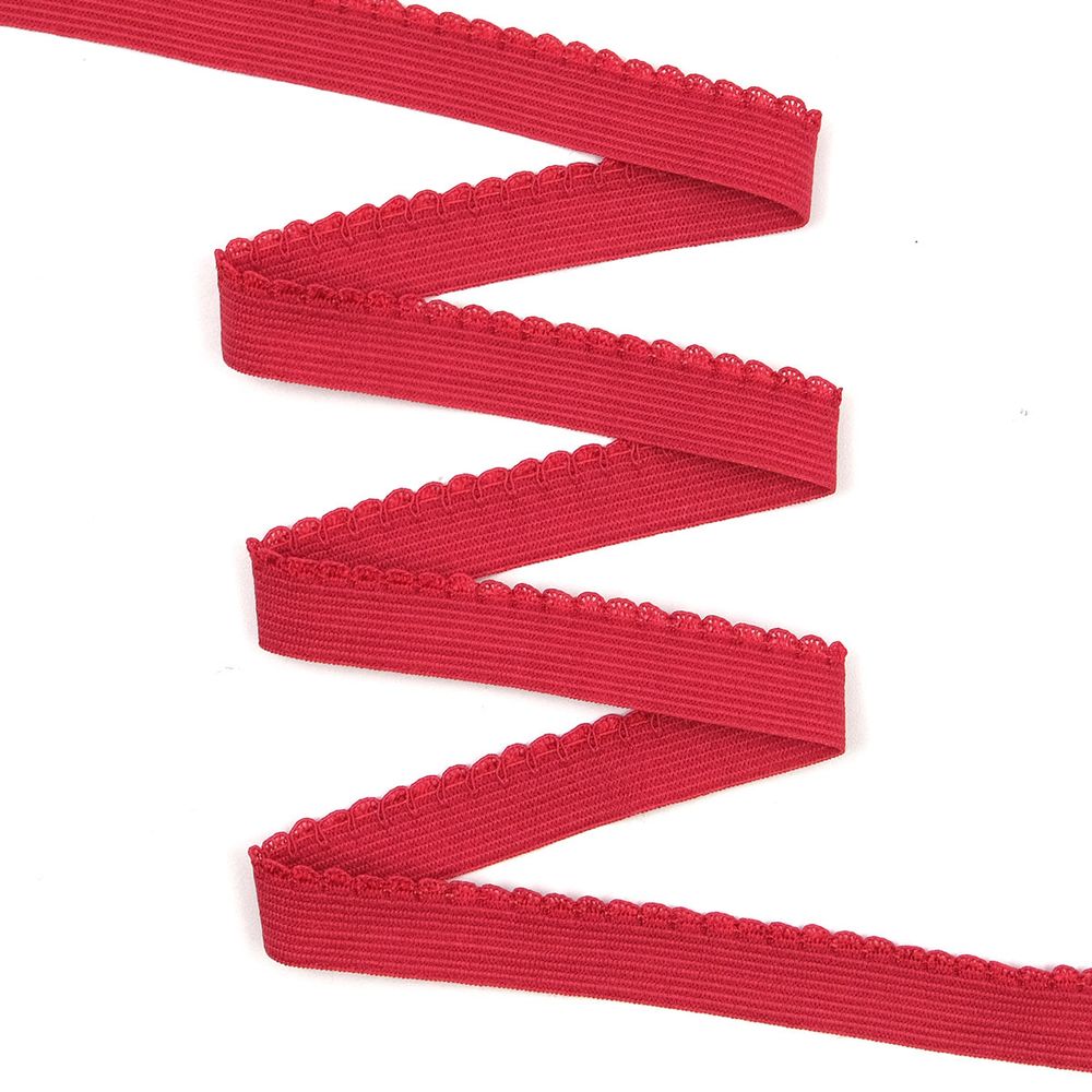 Резинка бельевая (ажурная) 15.0 мм / 50 метров, бордовый, 0315/59