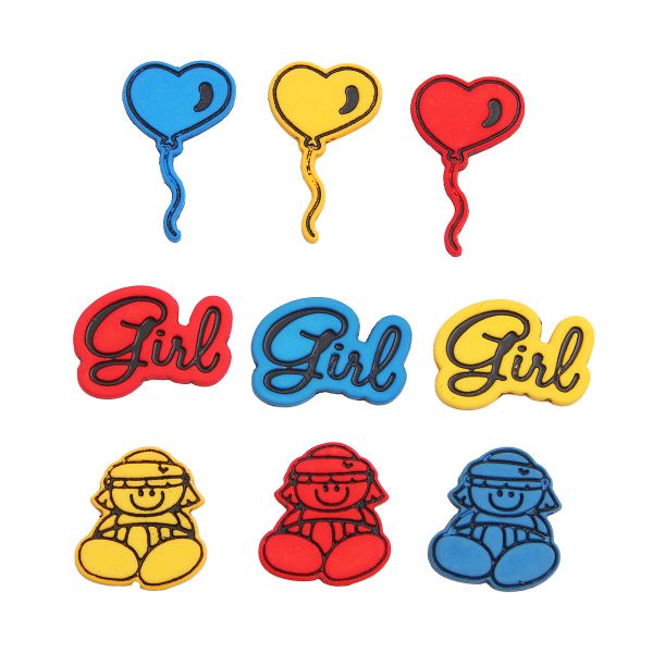 Набор декоративных элементов Моя малышка 18 шт