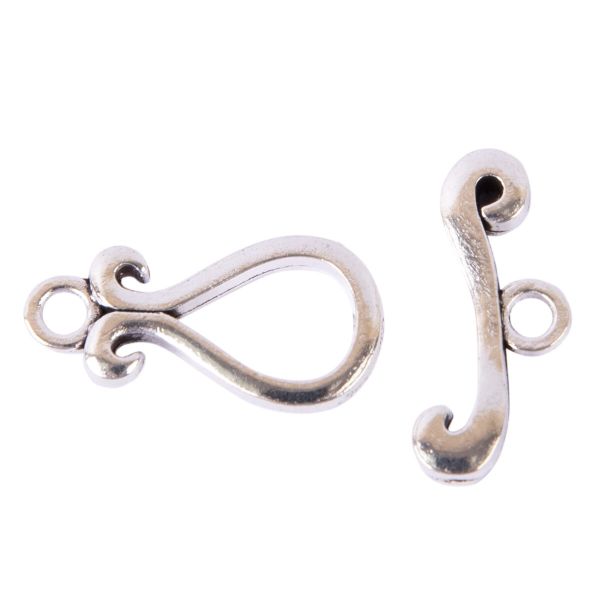 Замок-тогл 10х21 мм, 5 шт, никель, Zlatka MFT-04