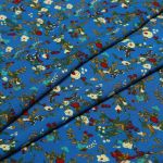 Штапель 110 г/м², шир.145 см, цв.с9 синий, 25м /TOS/