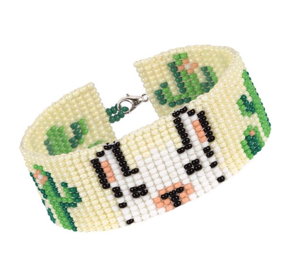 Набор для бисероплетения 11-002 Браслет. Лама, 2.5 см, Klart 11-002