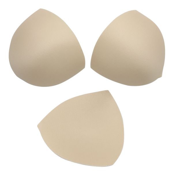 Бельевые чашечки для бюстгальтера треугольные б/уст., с равном. наполн., (8300), разм.40, 10 пар, 03-бежевый