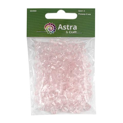 Бусины акрил ⌀8 мм, 25 г, ромбовидные, Astra&Craft, 3