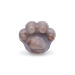 Бусины акрил 18.5х16.5х14 мм, 500 г, дымка, Кошачьи лапки, AD012 бело-бежевый, (7748712)7502 , Astra&Craft