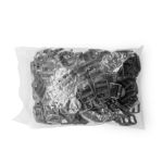 Пряжка-рамка регулировоч.20мм цв. черный, 100 шт