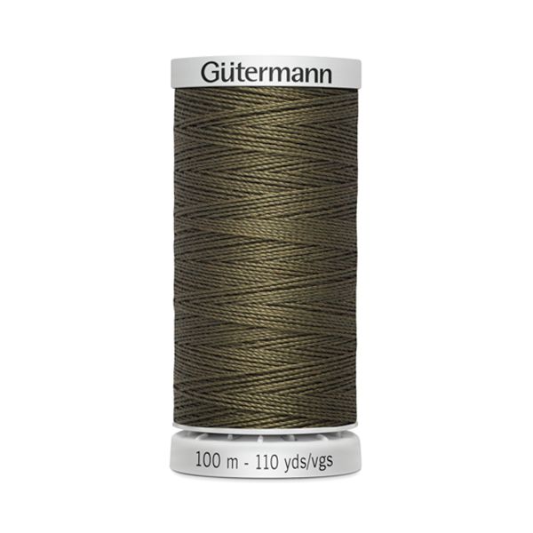 Нитки суперкрепкие Gutermann Extra Strong M782, 100м, 676 св.хаки, 5 катушек