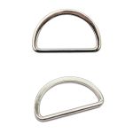 Полукольцо литое металл внутр. 40 мм (внешн. 47х30 мм), 20 шт, цв.никель, 819-035