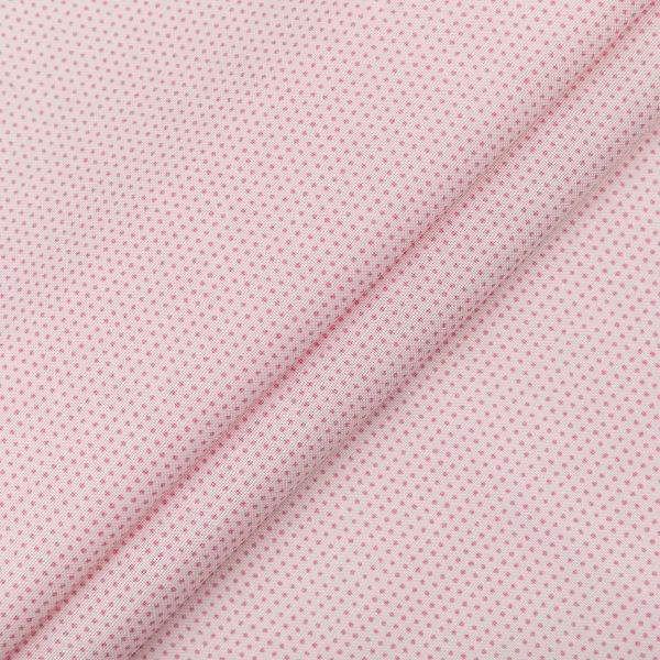 Ткань для пэчворка PEPPY БАБУШКИН СУНДУЧОК ФАСОВКА 100х112 см, 140±5 100% хлопок, БС-30 мл.горох бл.розовый, Peppy БАБУШКИН СУНДУЧОК