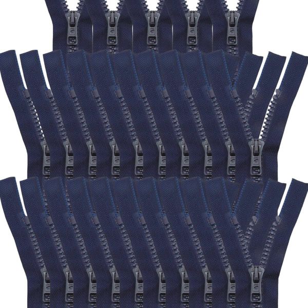 Молния трактор Arta Т6 (6 мм) 2 зам., разъем., 90 см, ОПТ. УП. 25 ШТ., 044 т.синий