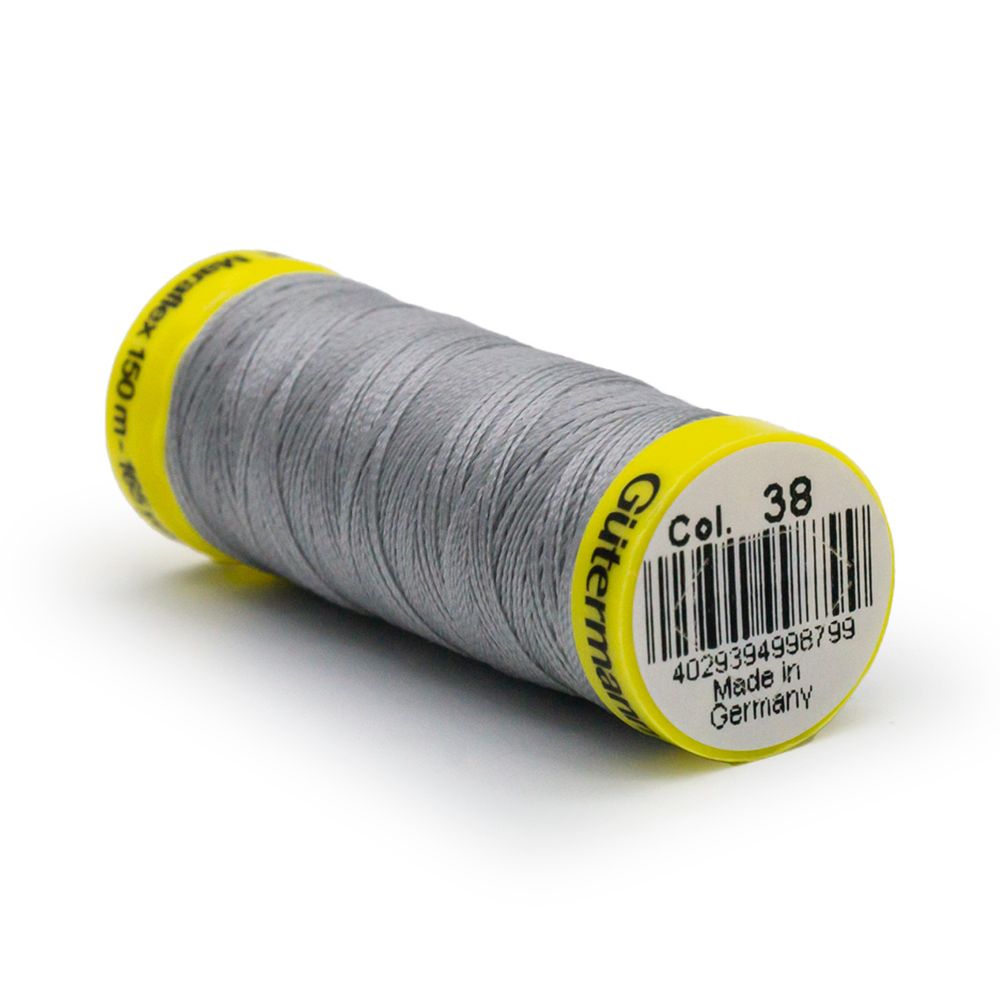 Нитки для трикотажа Gutermann Maraflex, 150м, 038 св.серый, 5 катушек