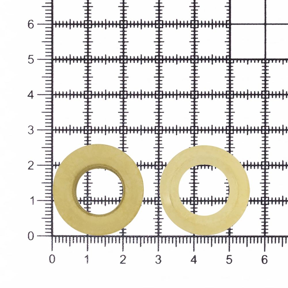 Люверсы металл ⌀13.0 мм (внутр.), h7 мм (внутр.), №28, металл, New Star, золото, уп≈1000 шт