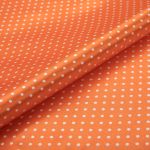 Ткань блузочная Poly satin 75 г/м², 200х145 см, 5 оранжевый/ белый, Gamma PSS-002