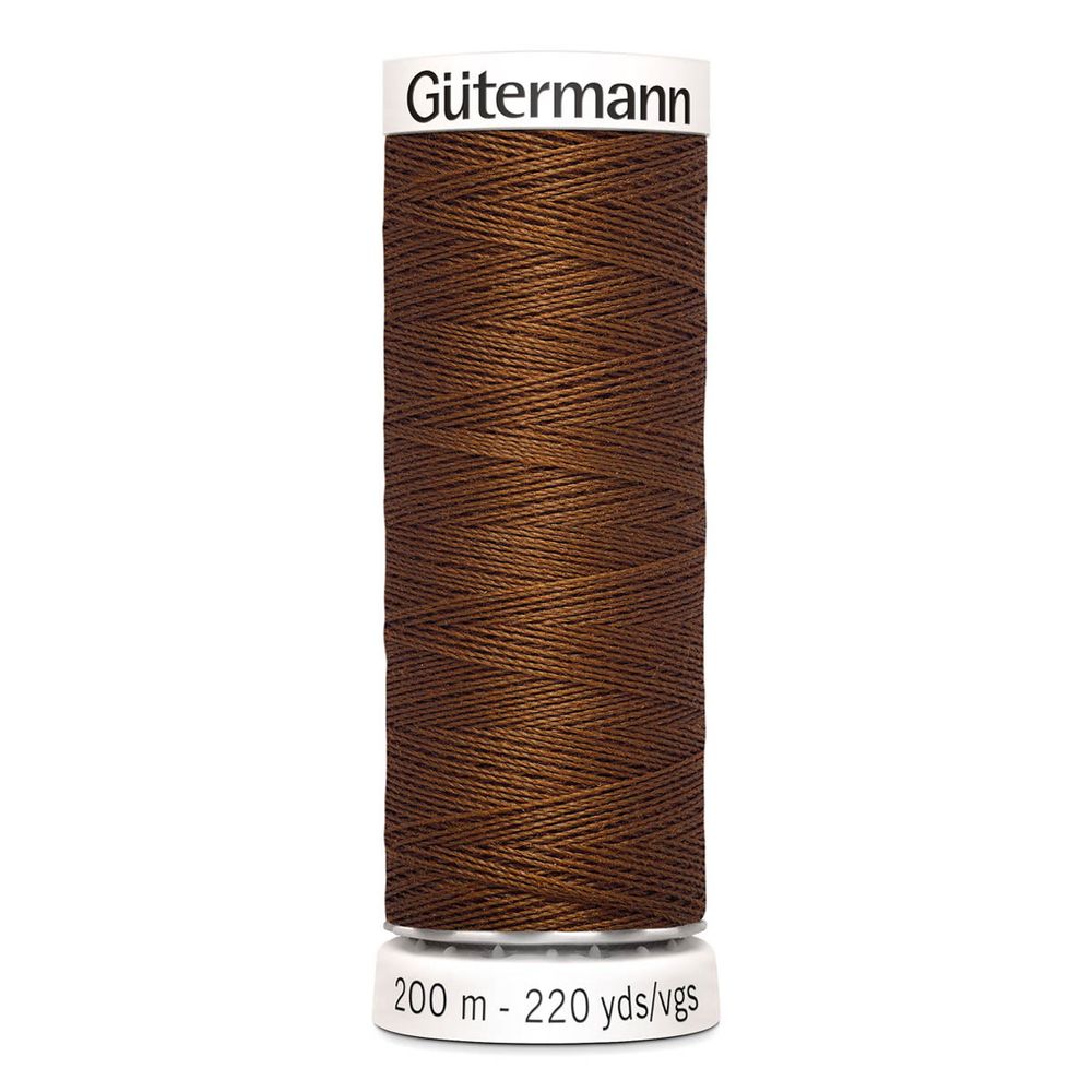 Нитки универсальные Gutermann Sew-all 100 (200 метров), 5 кат. | 450 каштаново-коричневый