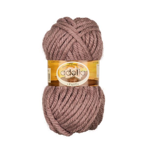 Пряжа Adelia Fast / уп.3 мот. по 150г, 45м, 08 коричневый