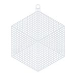 Канва пластиковая 14х12 см, 10 шт, 100% полиэтилен, шестиугольник, Gamma KPL-12